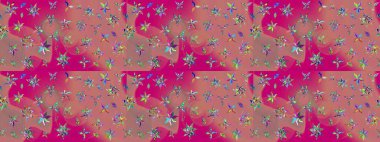 Moda baskısı. Çiçeğin suluboya çizimlerinin mükemmel deseni. Suluboya desenli çiçek deseni. Ton halinde. Dekorasyon ve tasarım için güzel desen.