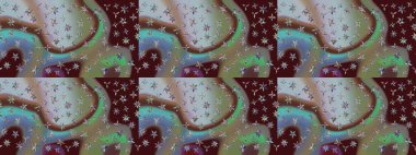 Organik elementler. Raster deseni. Suluboya etkisi. Botanik çizim deseni.