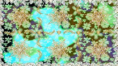 Şam, tasarım için kusursuz desen. Tarafsız renklerde, altın elementli pürüzsüz desen.