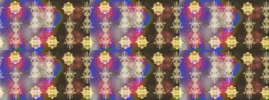 Kahverengi, mor ve nötr renkler üzerine tasarım. Raster kış deseni. Raster illüstrasyonu. Çiçek Elementleri ile soyut arkaplan.