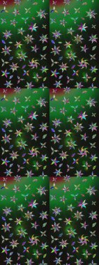 Düz Çiçek Elementleri Tasarımı. Gri ve yeşil renkli çiçekler. Çiçekli eskiz çizimi. Renkli Yaz Teması çizim şablonu.