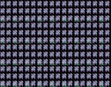 Manzaralı çiçek deseni. Sevgililer günü ve tebrik kartı konsepti için şık bir davetiye. Çiçek kompozisyonu, el boyası, hassas şablon. Üst görünüm, yumuşak siyah ve mavi renk.