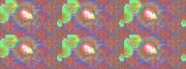 Raster deseni. Patlayan çiçekler soyut olarak yerleştirilmiş. Tarafsız, pembe ve bej renklerde bahar çiçekleri. Raster illüstrasyonu.