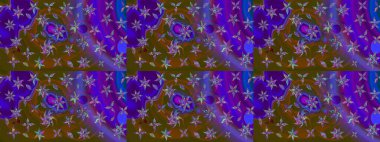 Kumaş, duvar kağıdı ve kağıt üzerine baskı yapmak için gelişen arka plan. Moda arka planında parlak buketler. Eski usul küçük çiçekli şirin bir eskiz deseni. Raster illüstrasyonu.