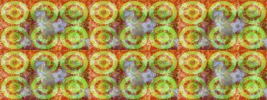 Arabesk ile klasik model. Geleneksel klasik süs. Arabesk ve çiçekli doğu raster desenleri.