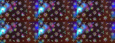 Modern çiçek arkaplanı. Parlak renkli çiçekleri ve kahverengi ve mor renkli yaprakları olan harika bir çiçek deseni. Halk tarzı. Moda baskıları için zarif bir şablon.