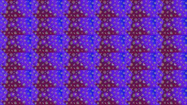 Çiçek duvar kağıdı. Hint süsü. Mor renklerde. Renkli süs kenarı. Raster illüstrasyonu. Çizim deseni.