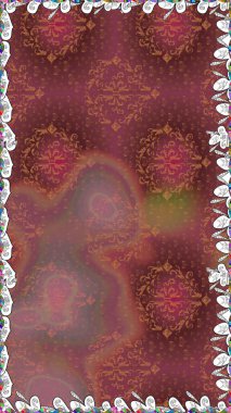 Çiçekli güzel suluboya desen. Renklerle. Raster illüstrasyonu.