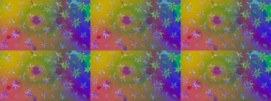 Anti-stres için soyut örnek sayfası. Raster illüstrasyonu. Yeşil ve kahverengi renklerde.