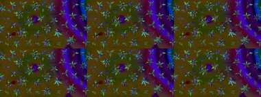 Kahverengi ve yeşil lale çiçekli Raster eskiz deseni. Doğal kozmetik ürünleri, parfüm, çiçekçi dükkanı için bahar ihalesi tasarımı. Karşılama ya da düğün geçmişi olarak kullanılabilir. Paket kağıdı için en iyisi..