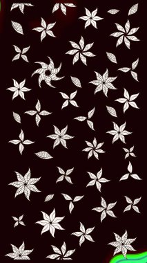 Raster illüstrasyonu. Küçük çaplı çiçeklerdeki basit şirin desenler. Tekstil veya kitap kapakları, imalat, duvar kağıtları, baskı, hediye paketi ve yapıştırma kitabı için çiçek eskiz geçmişi.