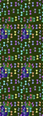 Duvar kağıtları, giysiler, erkekler ve kızlar için soyut çizim kalıbı. Karala, karala, karala. Raster. Kelebek deseni.