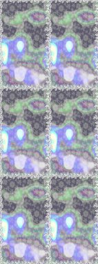 Tarafsız renklerde çok renkli, zarif küçük çiçekler ve komik böcekler, raster deseni, illüstrasyon.