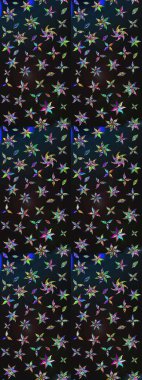 Hediye ambalaj kağıdı, tebrik kartları, posterler ve pankart tasarımı. Gri ve mavi renkte çiçekler. Raster düz çiçek çizim deseni.