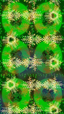 Kar tanesi rengarenk desen. Kar taneleri deseni. Raster illüstrasyonu. Soyut kar taneleri arkaplanda izole edilmiş düz dizayn. Raster kar taneleri arkaplanı.