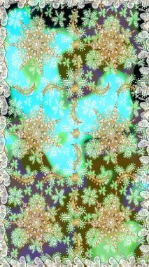 Şam, tasarım için kusursuz desen. Tarafsız renklerde, altın elementli pürüzsüz desen.