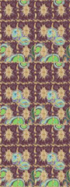 Raster Golden eskiz kalıbı. Kahverengi renklerde altın desenler ve altın elementler. Düz elle çizilmiş klasik koleksiyon. Arkaplan, kumaş, altın duvar kağıdı.