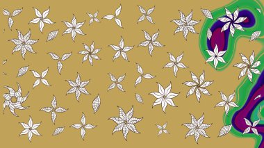 Sarı renkli çiçekler. Yumuşak, yaz çiçekli arka plan. Raster çiçek desenli ve çiçekli..