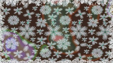 Çiçekli güzel suluboya desen. Raster illüstrasyonu. Gri ve mor renklerde.