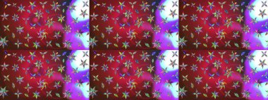 Raster deseni. Küçük çiçekte güzel bir çiçek deseni var. Çiçekli çiçek deseni, suluboya..