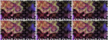 Çizgisiz desen. Raster Moda kumaş deseni. Şirin çiçekler..