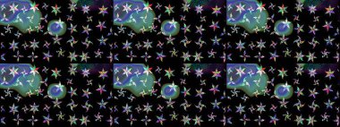 Winter black and blue christmas snow flat crystal element. Snowflake raster background. Weather illustration ice collection. Raster illustration. Xmas frost snow flake isolated silhouette symbol.