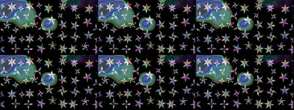 Kış siyah ve mavi noel kar kristal elementi. Kar tanesi raster arka planı. Meteoroloji buz koleksiyonu. Raster illüstrasyonu. Xmas don kar taneleri izole edilmiş siluet sembolü.