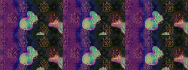 Yumuşak, bahar çiçekleri mor ve gri renklerde. Çiçekli yumuşak bir eskiz şekli. Raster illüstrasyonu. Raster çiçekleri klasik tarzda resmedilir..