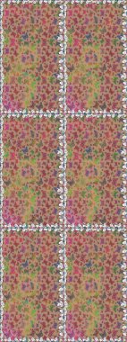 Yazdırmayı tekrarla. Sonsuz. Raster illüstrasyonu. Taze bej ve nötr suluboya kelebekleri olan pürüzsüz bir arkaplan deseni..