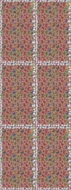 Raster illüstrasyonu. Bej ve kahverengi renkli soyut sevimli kelebek. Basit bir şekilde. Arkaplan.