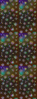 Raster Henna tarzı. Etnik Mandala havlusu. Tebrik kartı geçmişi, boyama kitabı, arkaplan ve tekstil için kullanılabilir. Sınır Kızılderili çiçekli paisley patten. Taslak süsleme izi.