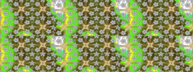 Raster illüstrasyonundaki çiçek desenli çizim. Düz Çiçek Elementleri Tasarımı. Renkli Bahar Teması eskiz kalıbı. Renkli çiçekler.