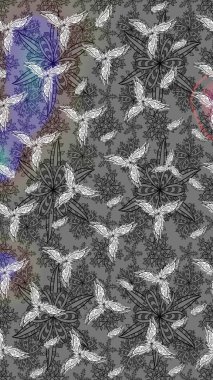 Çiçek arkaplan. Doğum günü kartı ya da düğün davetiyesi. Suluboya çiçek buketi. Gri renklerde. Çiçekli tebrik kartı. Raster illüstrasyonu.