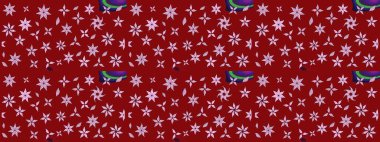 Gömlek baskısı için çiçek boyası. Çiçek desenli eskiz. Kırmızı renkte çiçekler.