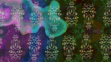 Beautiful watercolor Bouquet of summer flowers sketch pattern. Nice fabric pattern.