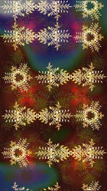 Egzotik çiçekler, kahverengi, yeşil ve menekşe renkleri üzerine botanik, parlak klasik doğa. Klasik tropikal doğal elementlerin suluboya seti. Raster illüstrasyonu.