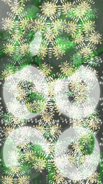 Aralık ayı kış karı mevsimi. Karalama çizimlerindeki Kar Taneleri ikonu. Raster illüstrasyonu.