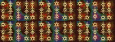 Basit bir kar tanesi. Renkli tatlı kar tanesi. Soyut duvar kâğıdı, ambalaj dekorasyonu. Kışın sembolü, mutlu noeller, mutlu yeni yıl kutlaması Raster illüstrasyonu..