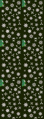 Şirin çiçekli, desenli, gri ve nötr renklerde renkli eskiz deseni. El çizimi çiçek çizimi deseni (fayans). Tekstil için suluboya çizim deseni.