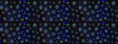 Raster - stok. Yapraklı çiçekler ve papatya çiçekli siyah ve gri renkler. Taslak arkaplan deseni.