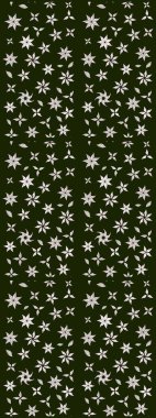 Raster çiçek izi. Klasik taslak çizimi. Çiçek grisi ve nötr çizim deseni.