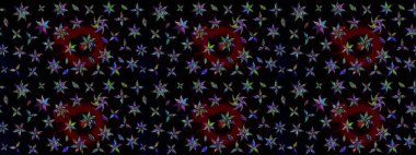 Zentangle soyut çiçekleri. Raster illüstrasyonu. Karalama çiçeği. Düz Çiçek Elementleri Tasarımı. Renkli Bahar Teması eskiz kalıbı. Şirin kumaş deseni.