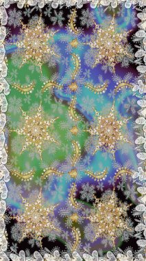 Klasik raster sarısı, kusursuz desen. Gri renklerde, altın elementlerle kusursuz desen. Klasik klasik klasik arka plan. Geleneksel oryantasyon süsü.