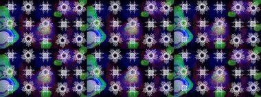 Raster illüstrasyonu. Kar tanesi siyah, mavi ve nötr renklerde izole edilmiş. Raster illüstrasyonu. Kar Tanesi Simgesi.