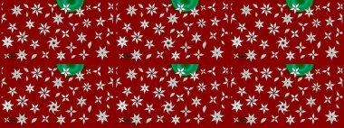 Kırmızı ve nötr renklerde yapraklar ve parlak renkli çiçeklerle muhteşem bir çiçek deseni. Halk tarzı. Modern çiçek arkaplanı. Moda baskıları için zarif bir şablon.