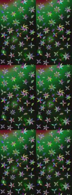 Raster suluboya çiçek deseni, narin çiçekler, gri ve yeşil çiçekler, tebrik kartı şablonu. Raster Güzel kumaş deseni.