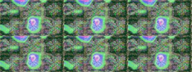 Çiçekli bahar çiçekleri. Küçük çiçekte güzel bir desen. Moda baskıları için zarif bir şablon. Motley illüstrasyonu. Küçük renkli çiçekler..