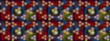 Güzel kumaş deseni. Güzel suluboya yaz çiçekleri deseni..