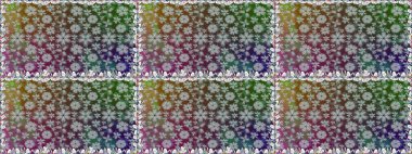 Gri renklerde. Raster illüstrasyonu. Çiçekli güzel suluboya desen.