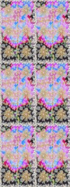 Seamless oriental ornament in the style of baroque. Traditional classic raster golden. Golden elements on neutral and gray colors.